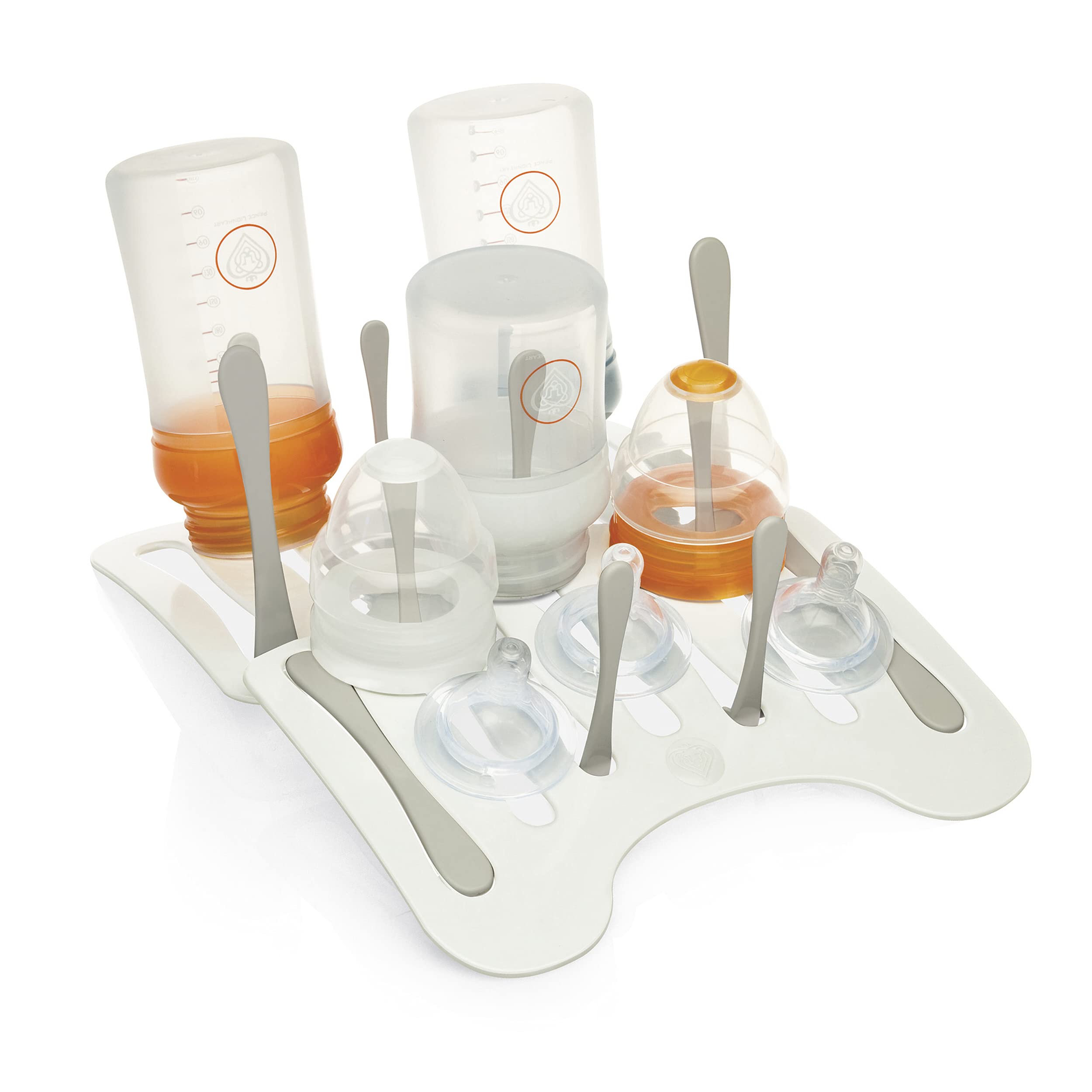 Prince Lionheart Compact Drying Station | Space-saving Drainer For Infant & Baby Bottles | BPA, Phthalate, PVC, Latex & Lead |Tray Hold Excess Water | Easy To Assemble