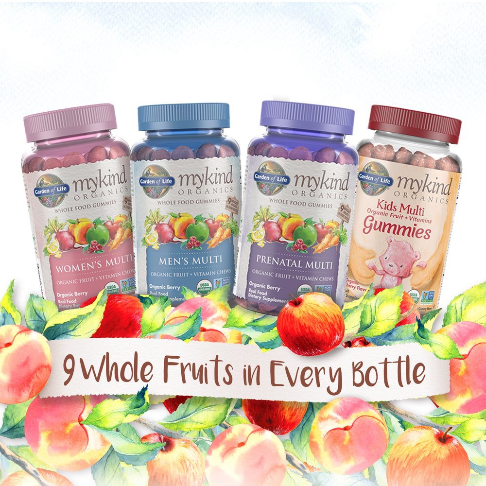 Garden of Life mykind Organics Kids Gummy Vitamins Fruit