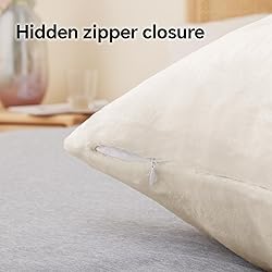 BEDELITE Flannel Pillow Cases Queen Size Set of