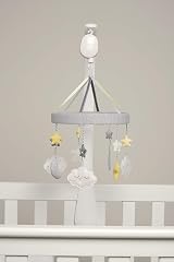Mamas & Papas Welcome To The World Musical Cot Mobile White Cloud Stars view 2