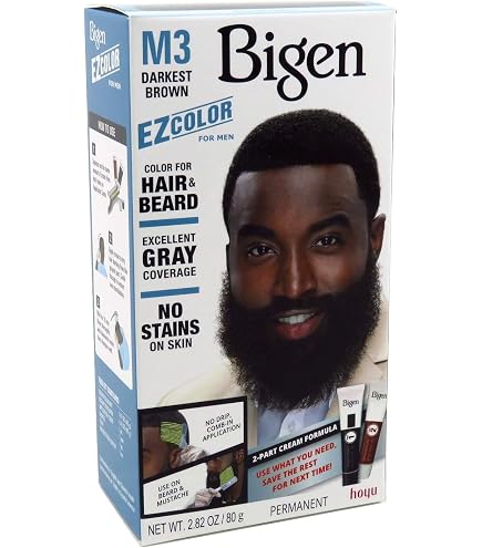 Amazon.com : Bigen EZ Color Hair Color for Men, Darkest Brown Kit