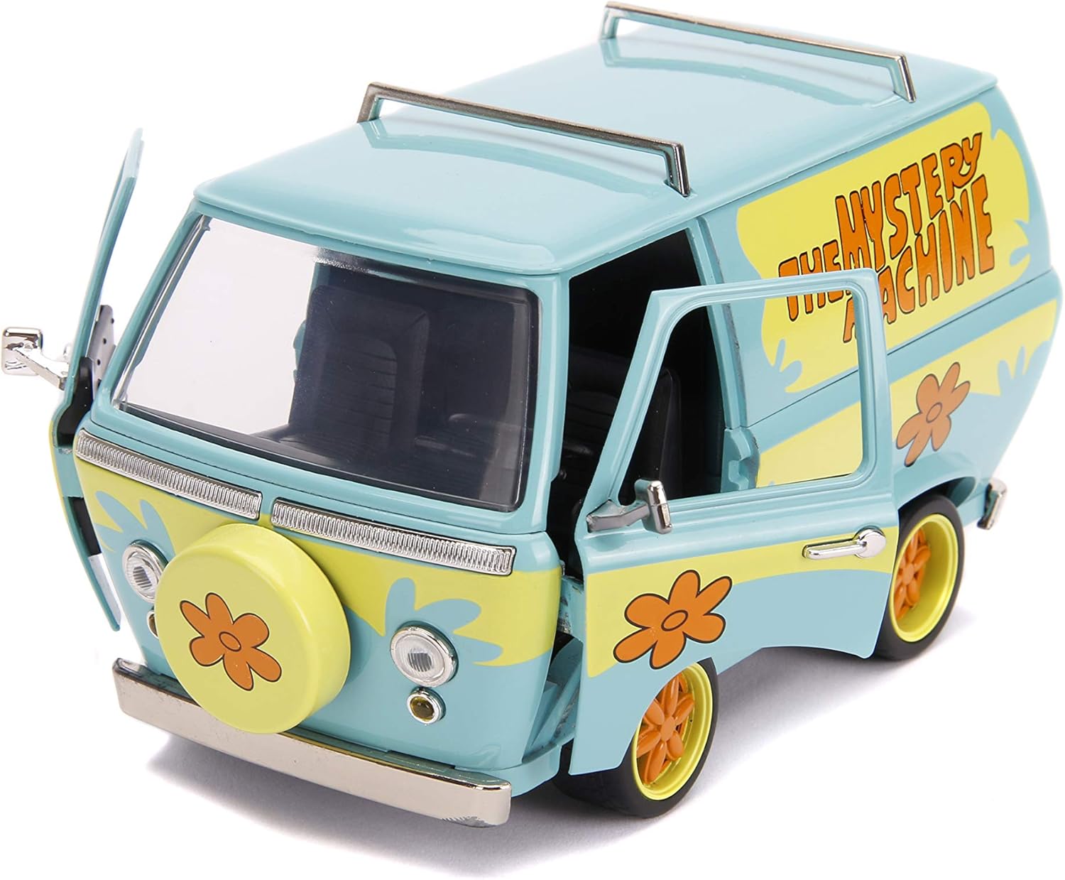 Jada 1:24 Scooby-Doo Mystery Machine With Figures, Multicolor, 1:24 Scale with Figures - Image 3