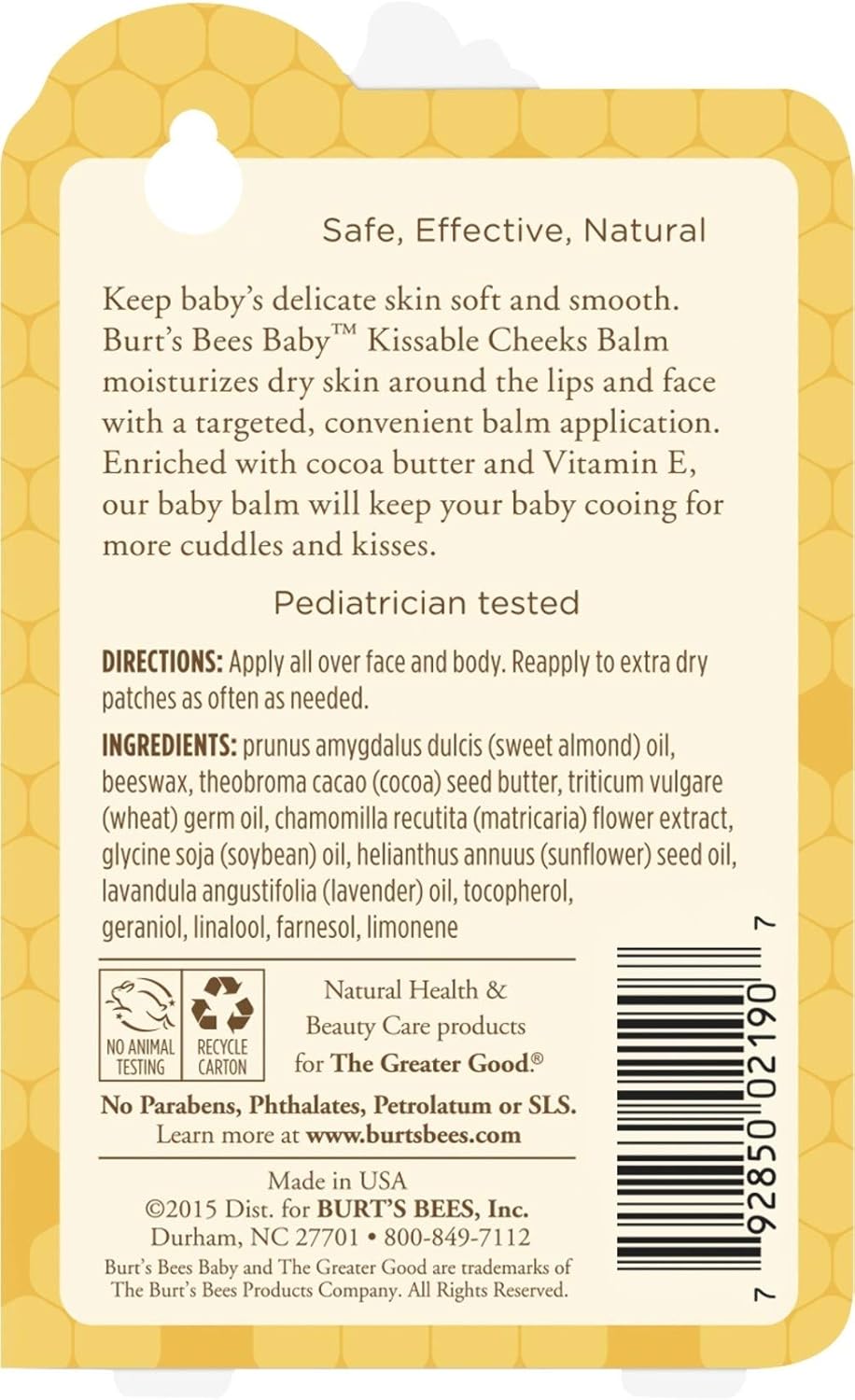 burt's bees kissable cheeks