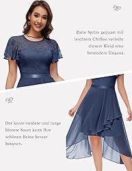 Wedtrend Women's Formal Dress Ruffle Cocktail Party