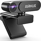 2K Webcam No Mic with Privacy Cover, USB Web Cam for Computer and Laptop Plug & Play, Web Camera Without Audio, 78° Wide-Angl