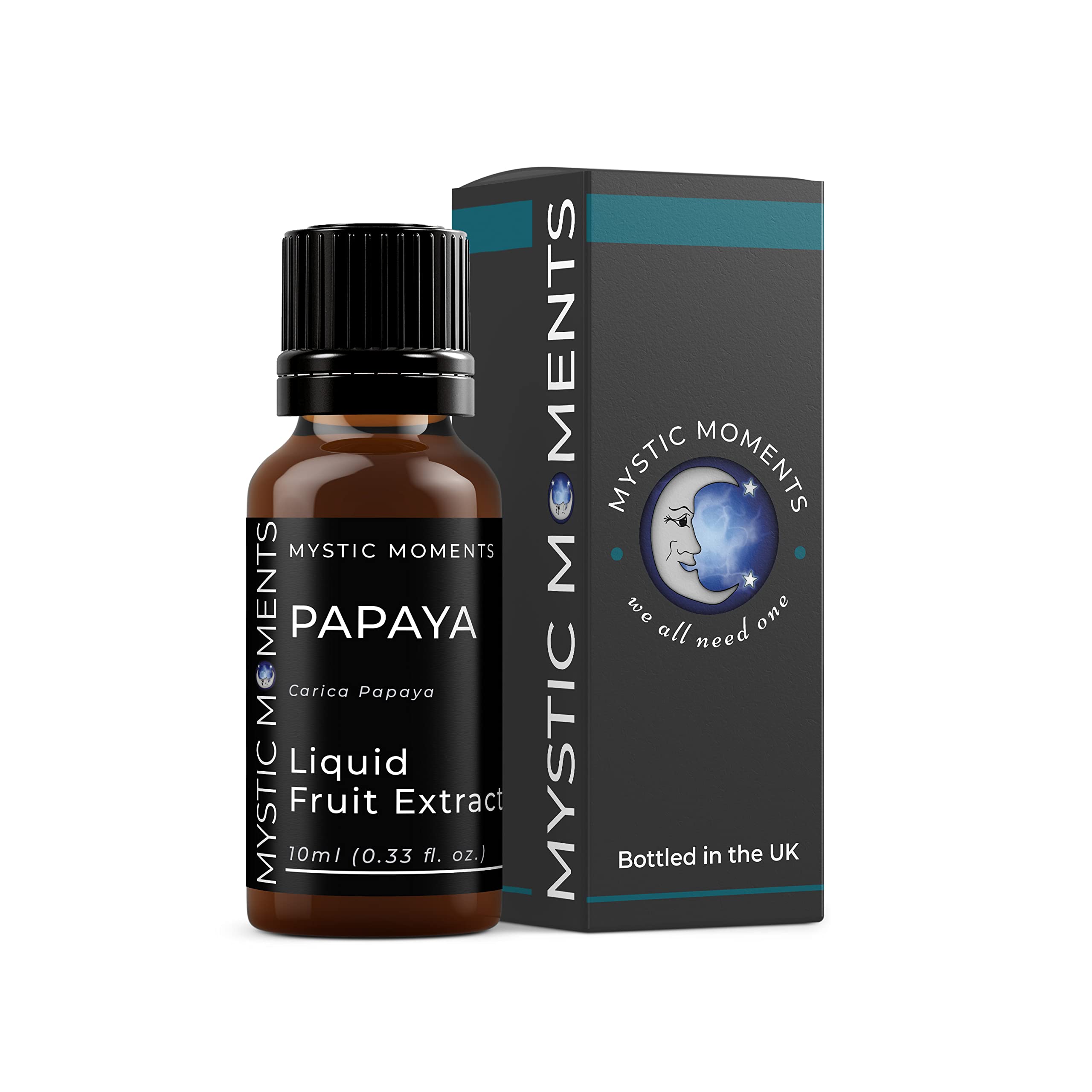 Mystic Moments | Papaya - Liquid Fruit Extract 10ml | Perfect for Skin Care, Creams, Lotions and DIY beauty products Vegan GMO Free