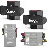 BPOPO Tool Holder Strap Compatible with ToughBuilt StackTech Toolboxes | 2 Pcs,Side-rail Mounting,Too-free Installation and Removal,Adjustable Strap Storage for Hammers, Drills, Hoses and More