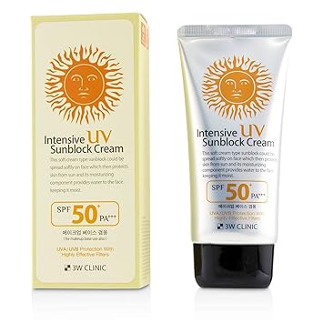 Dodo 3W Clinic Intensive UV Sunblock Cream SPF50+/PA+++ 70ml
