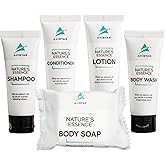 270 Piece Hotel Soap & Bulk Toiletries - Travel Essentials for BnB Hosts & Guests - Hotel Shampoo & Conditioner Supplies for Guests, Hotel Toiletries Bulk Set, Mini Bulk Travel Size Toiletries