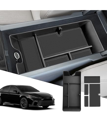 Coleya 2025 Camry Accessories Center Console Cover For Toyota Camry (LE/SE/XLE/XSE