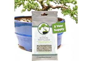 Bonsai Fertilizer Pellets by Perfect Plants - 5 Year Supply - All Natural Slow Release - Immediate Enrichment for All Live Bo