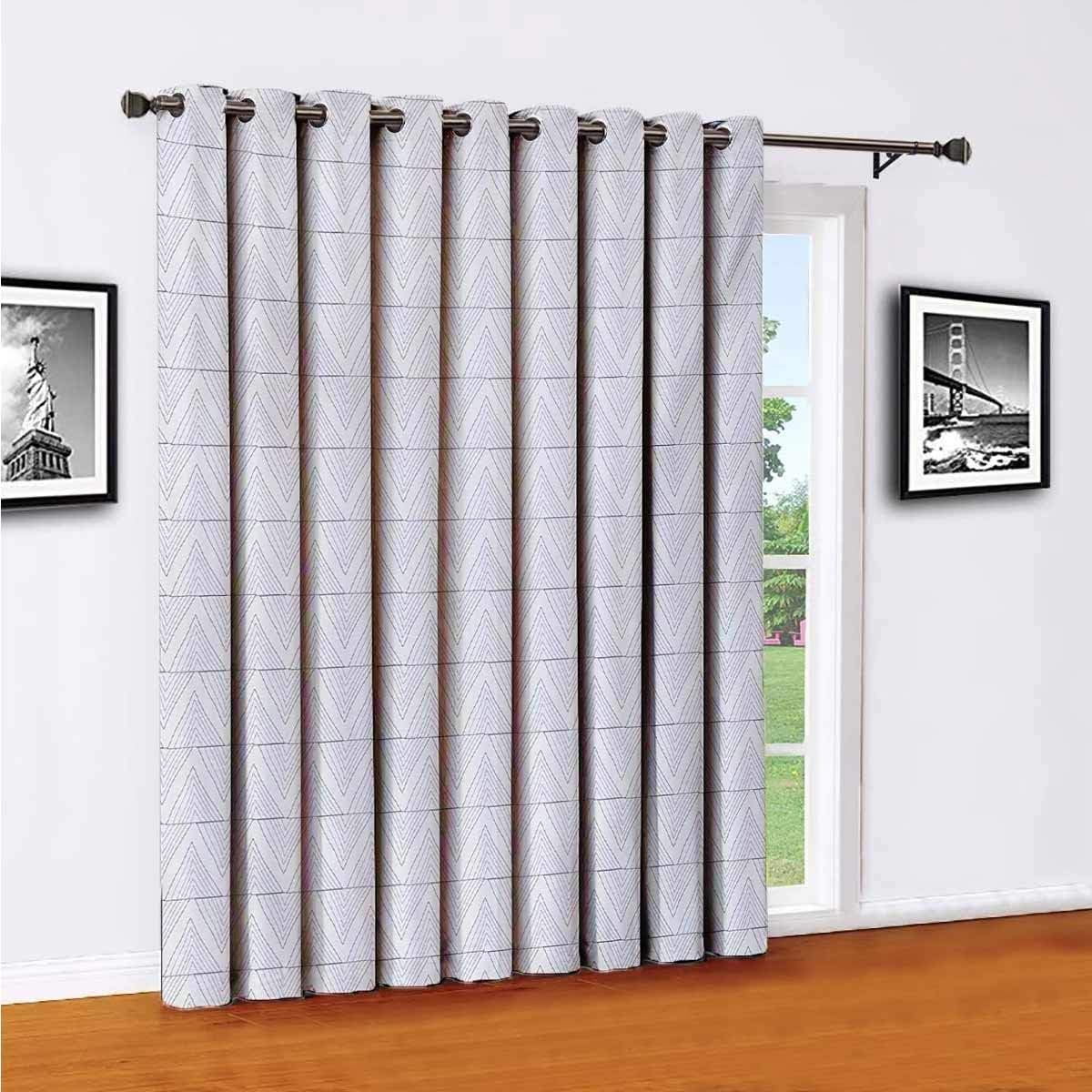 Chevron Room partition Curtain Wall partition,Hand Drawn Style Pattern