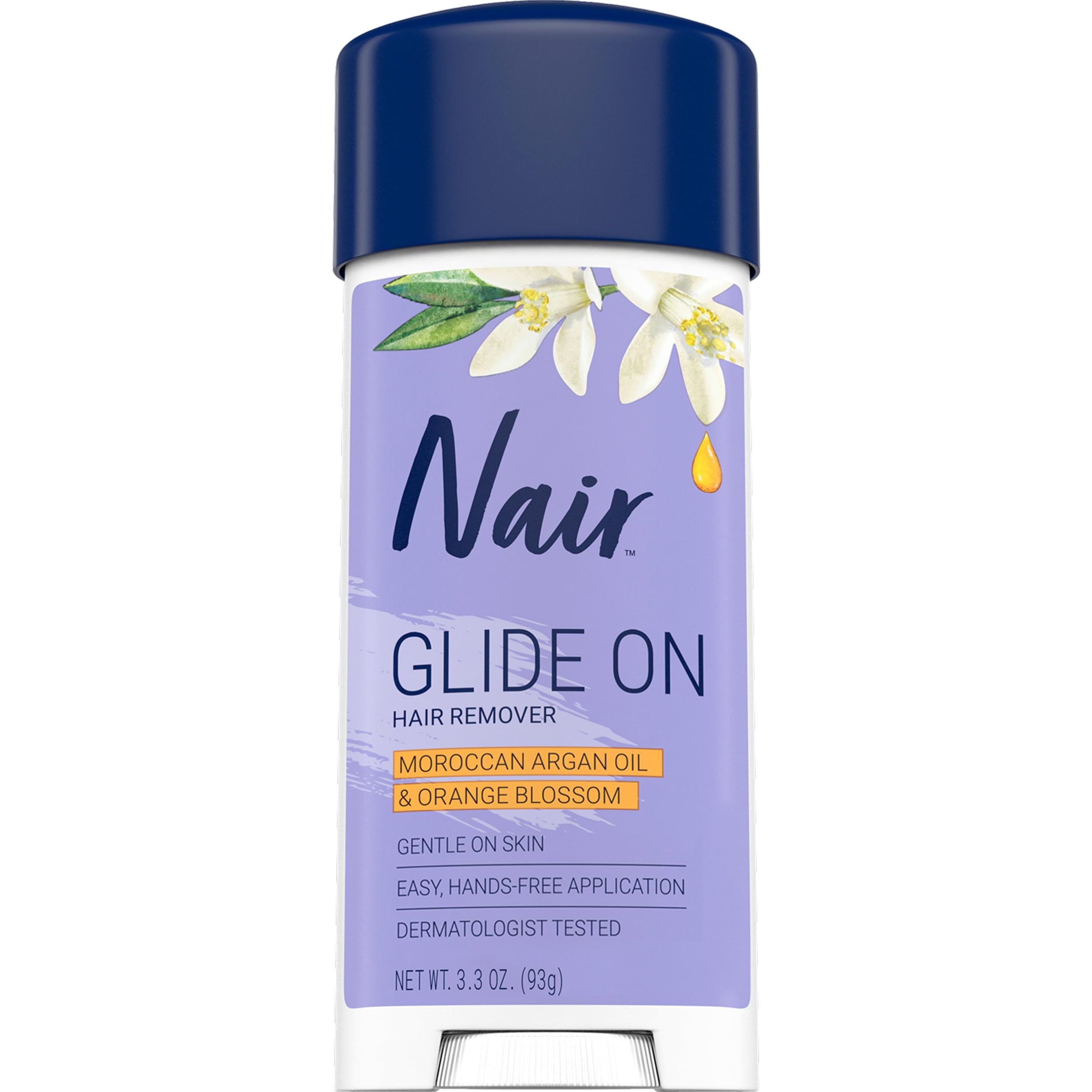 Nair Hair Remover Glides Away Nourish With Argan Oil 3.3 Ounce (97ml)