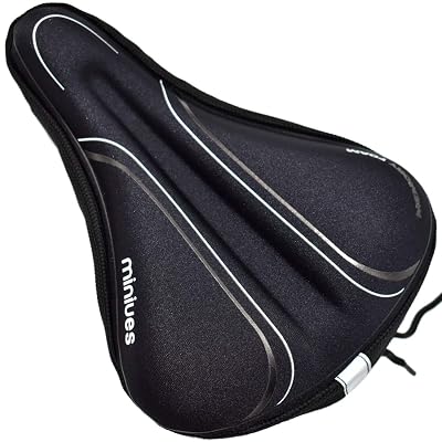 Memory Foam Bicycle Seat Cushion Covers 