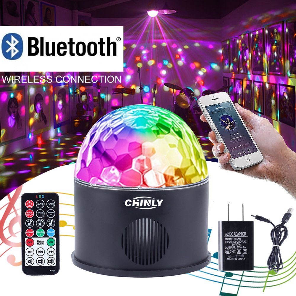 bluetooth speaker strobe light