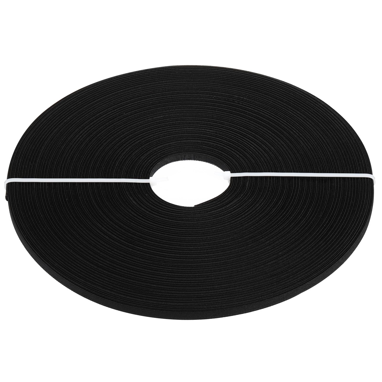 PATIKIL 6mm x 50 Yards Polyester Boning, 1 Roll High-Density Boning for Handmade Dolls Hats Handbags Wedding Dresses, Black