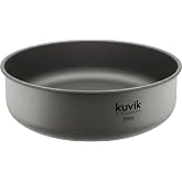 Kuvіk Titanium Bowl - 650ml (22 oz) - Ultralight Bowl for Backpacking | Corrosion Resistant, Food Safe, Non-Toxic, No Metallic Taste, Easy to Clean, Dishwasher Safe, Strong, Durable, Ultralight