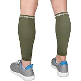 Run Forever Calf Compression Sleeve for Men &amp; Women, 20-30mmHg Compression | Leg Sleeve for Shin Splints, Varicose Veins, Swelling &amp; Pain Relief | Footless socks for Running, Cycling &amp; Travel