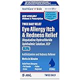 HealthCareAisle Eye Allergy Itch & Redness Relief - Olopatadine Hydrochloride Ophthalmic Solution USP, 0.1% – 5mL – Eye Aller
