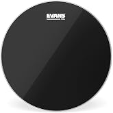 Evans Drum Heads - Black Chrome Tom Drumhead, 14 Inch