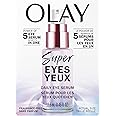 Olay Super Eye Serum - Vitamin C, Caffeine, Niacinamide, Amino Peptide, Aloe Vera - Brightens Dark Circles, Anti-Wrinkle, Ant