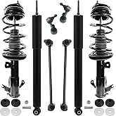 Detroit Axle - 8PC Suspension kit For 2012 2013 2014 2015 Honda Civic Coupe | 2 Front complete Struts w/Coil Springs, 2 Rear Shock Absorbers and 4 Sway Bar End Links Replacement