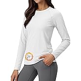 Cavva Thermal Shirts for Women Long Sleeve Lightweight Tops Base Layer Soft Fleece Crew Neck Underwear Cold Weather