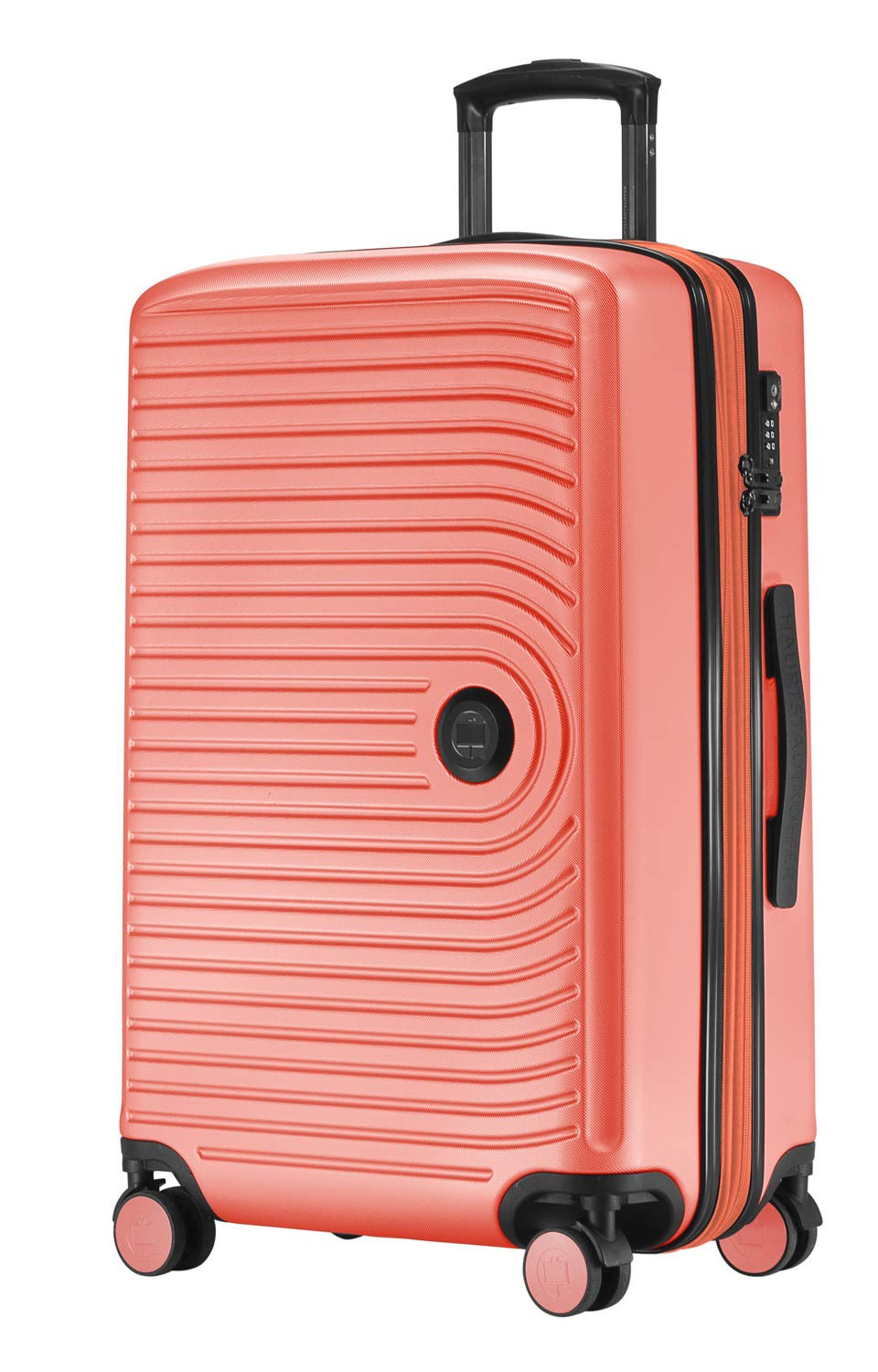 Hauptstadtkoffer Mitte - Medium-Sized Hard-Shell Suitcase, TSA, 4 Wheels, Check-in Luggage with 8 cm Volume Expansion, 68 cm, 88 L, Coral
