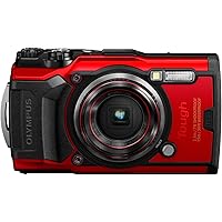 OLYMPUS デジタルカメラ Tough TG-6 レッド 1200万画素CMOS F2.0 15m 防水 100kgf耐荷重 GPS 内蔵Wi-Fi TG-6RED