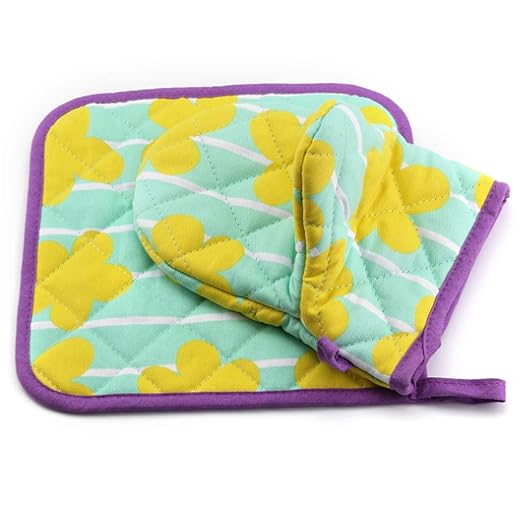 Songlin@yuan Horno Guante Almohadilla Caliente Rejilla con Textura ...