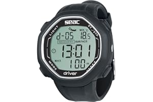 SEAC Driver, Wrist-Mount Freediving Computer with Data Download System, one Size