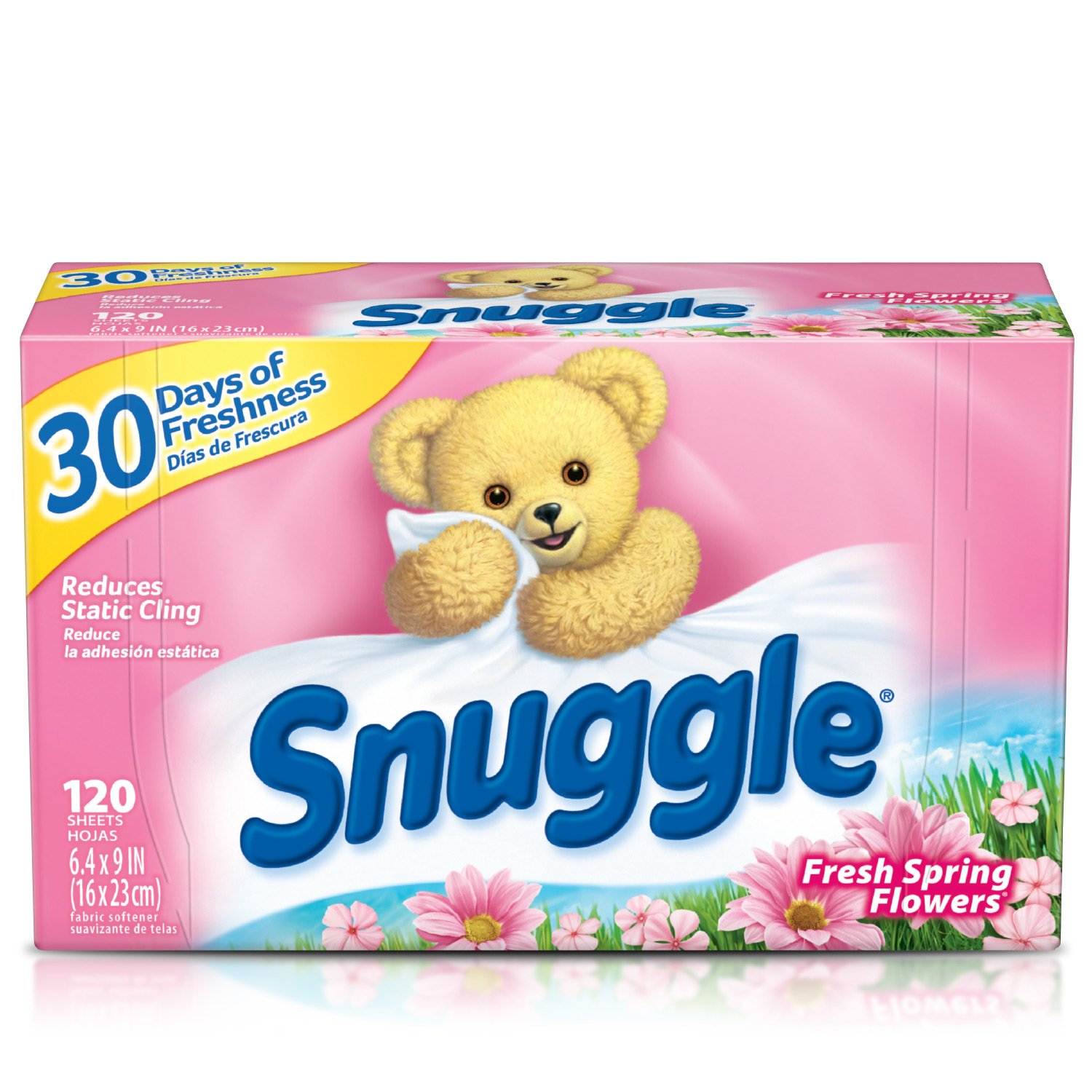 Snuggle Fabric Softener Dryer Sheets, Fresh Spring Flowers, 120 Count