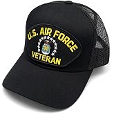 Infinite Hats US Air Force Veteran Patch Mesh Adjustable Baseball Cap