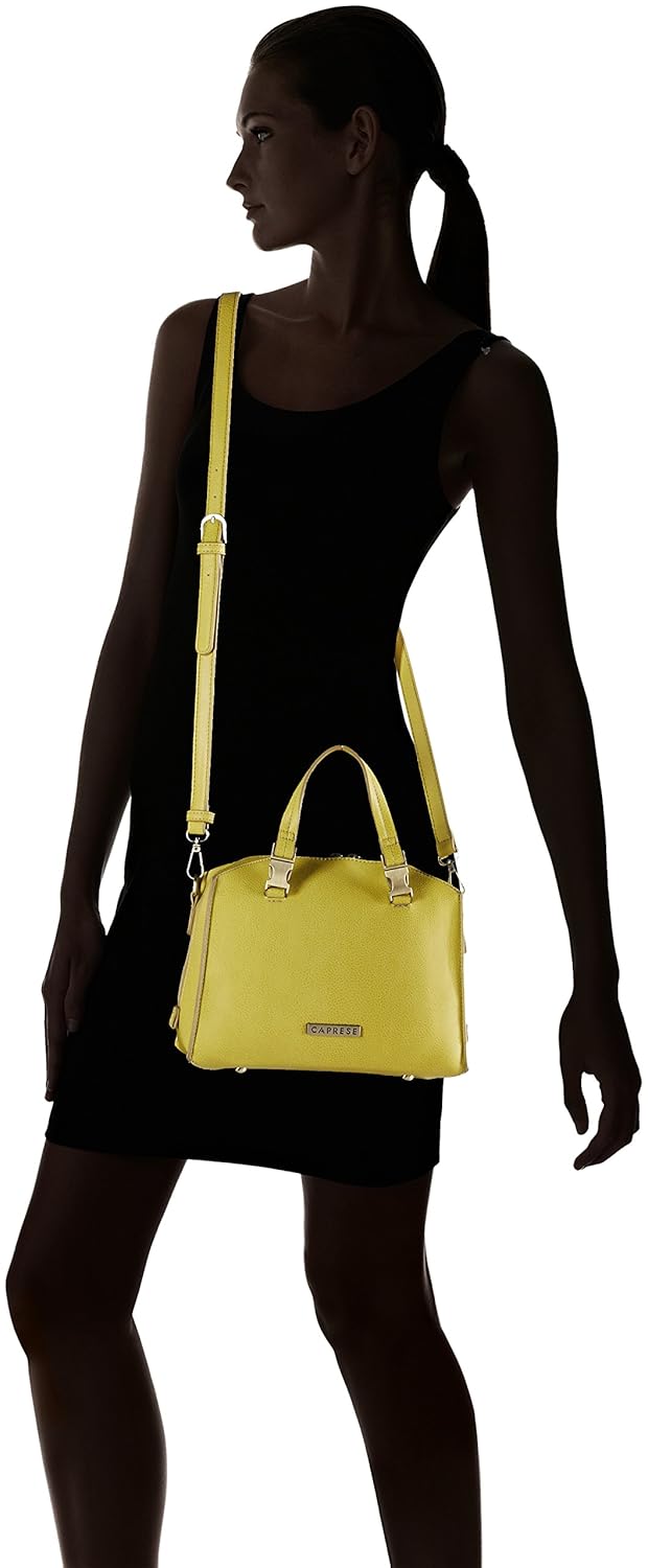 caprese bruno women's satchel (lime) ()