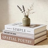 3Pcs Decorative Books, Fake Books for Coffee Table Decor Home Decor | Decorative Books for Coffee Table Decor or Shelf Decor (Assembly Required)