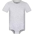 Landofgenie Men Short Sleeve Bodysuit Pajama Bodysuit One Piece Pajamas Rompers Basic Onesie