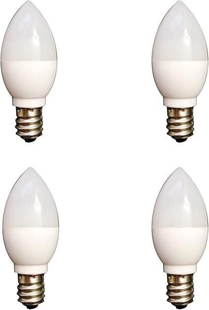 Amazon 昭電 高輝度ledローソク球 4個入り E12口金仕様 40ルーメン 電球色 昭電 Syoden ホーム キッチン