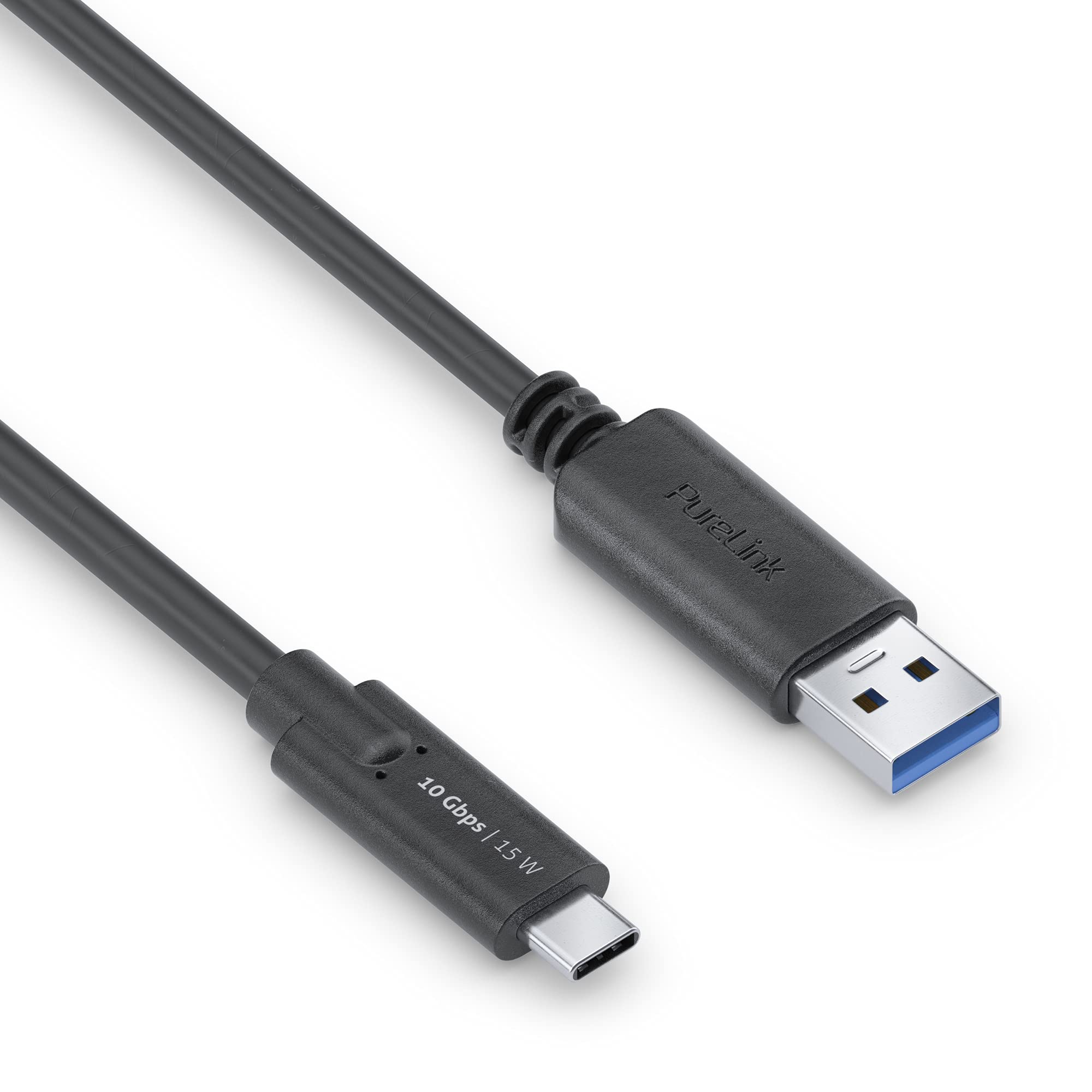 PureLink USB-C to USB-A Cable - 3.1 Gen 2, 3A, 10G - iSeries - Black - 0.50 m