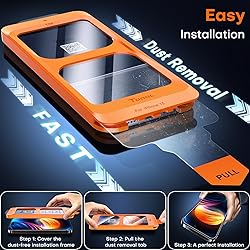 TOCOL for iPhone 15 Screen Protector 9H Hardness