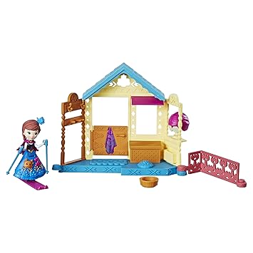 Disney Frozen Mini Playset Anna Fashion Dolls and Accessories, Toy Doll for 4 Year Old and Up