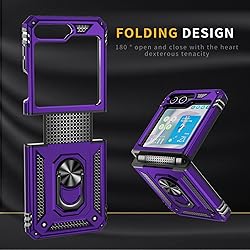 ONOLA for Samsung Galaxy Z Flip 5 Case with Hinge