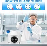 6x20ml Electric Centrifuge 500-4000RPM 60min Timer Lab view 5