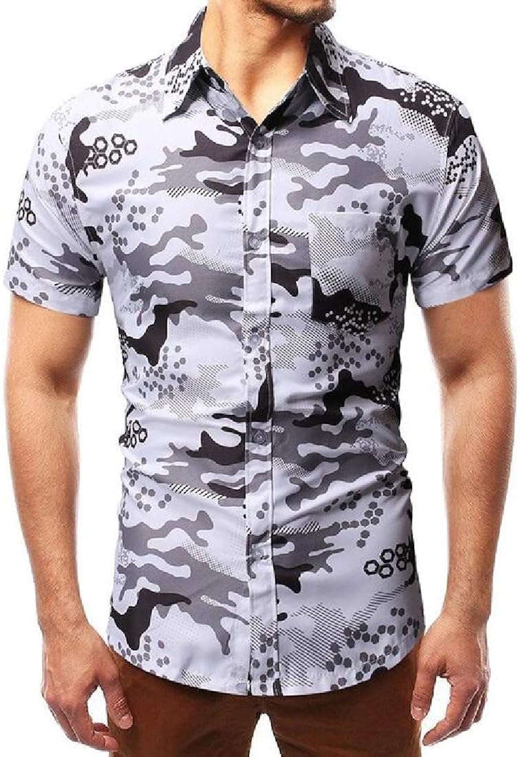 slim fit camo shirt