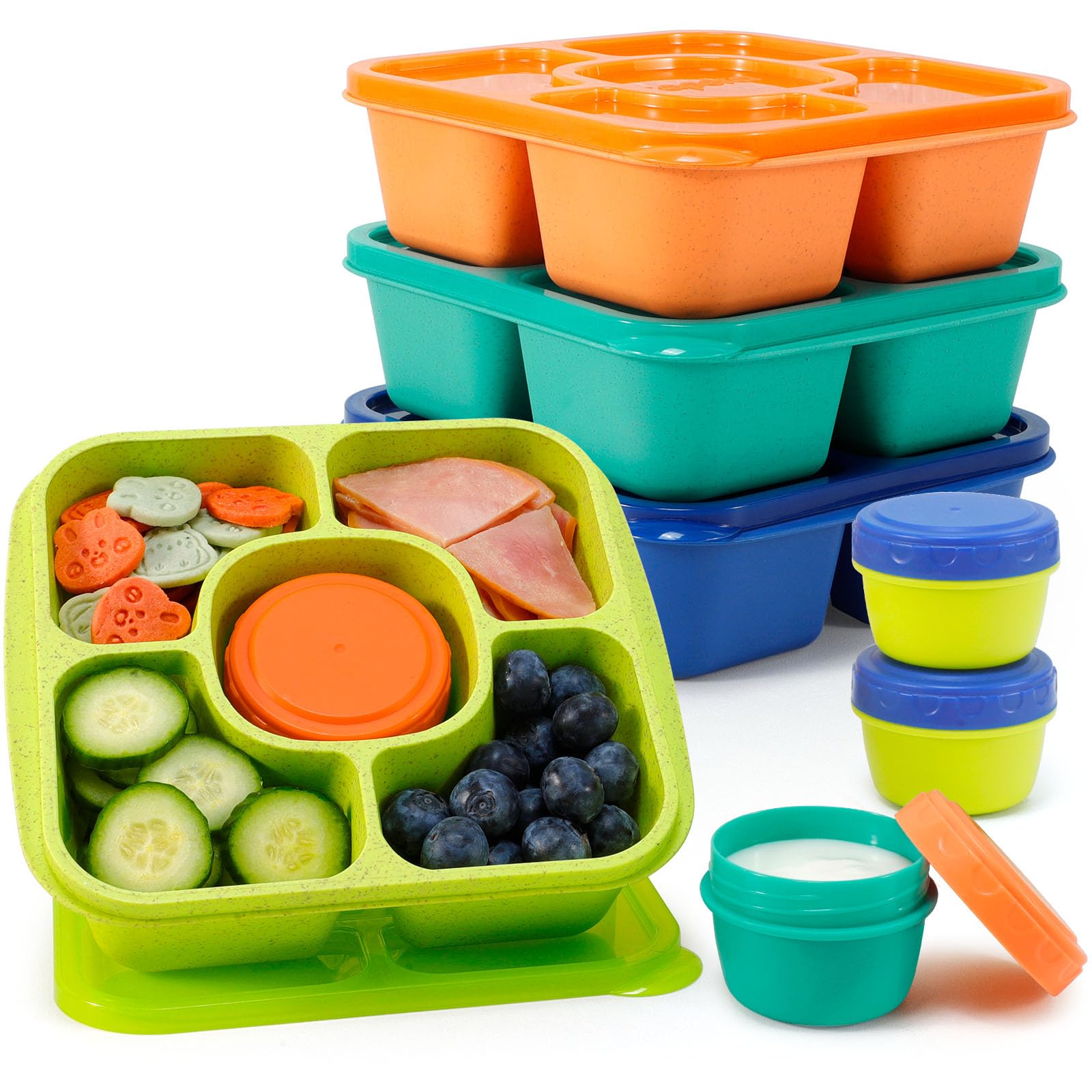 Caperci Original Lunchable Snack Containers for