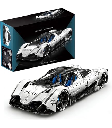 Amazon.com: ConsoleXpress Sports Car Building Blocks Set for