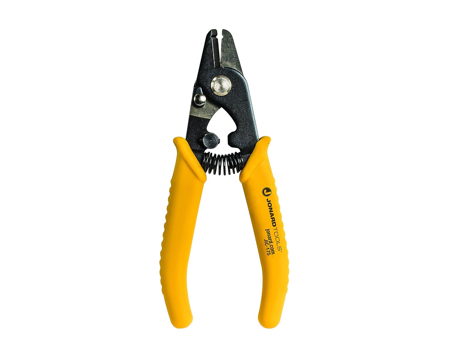 Jonard Tools JIC-175 Ergonomic Fibre Optic Stripper with TPR Handle, 6" Length