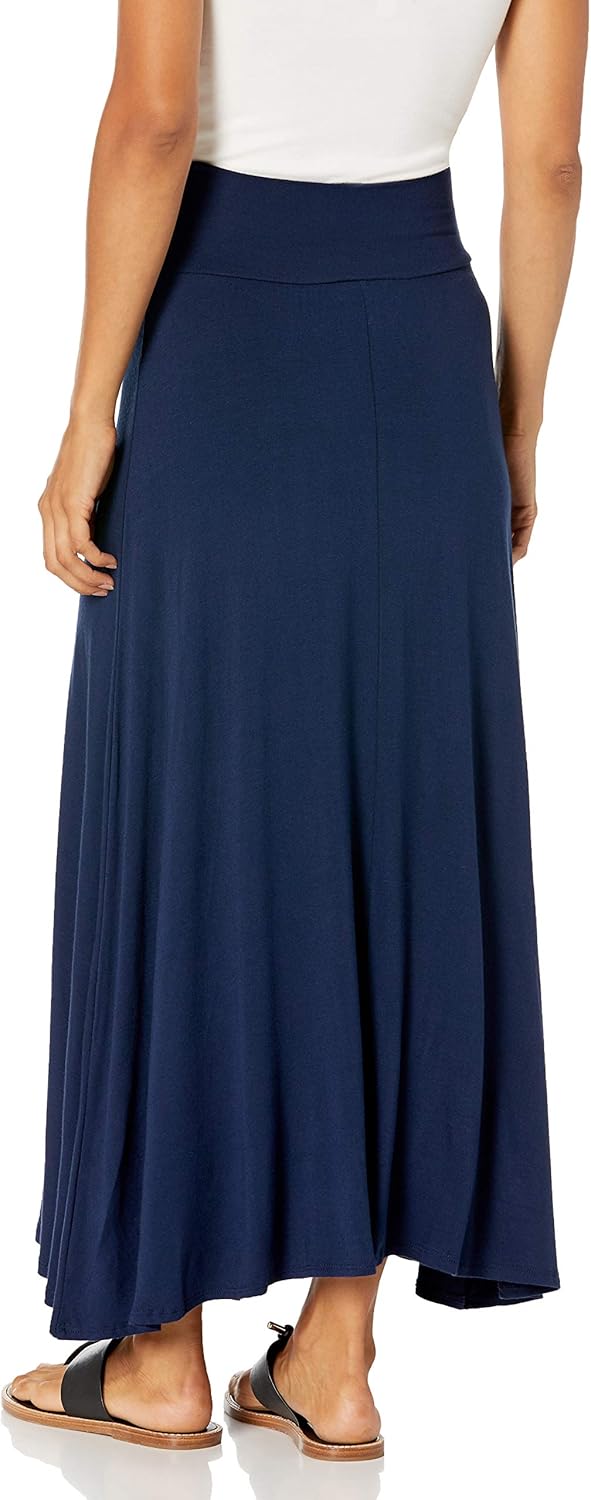 AGB Women's Soft Knit Maxi Skirt (Petite, Standard and Plus Sizes) at  Women’s Clothing store