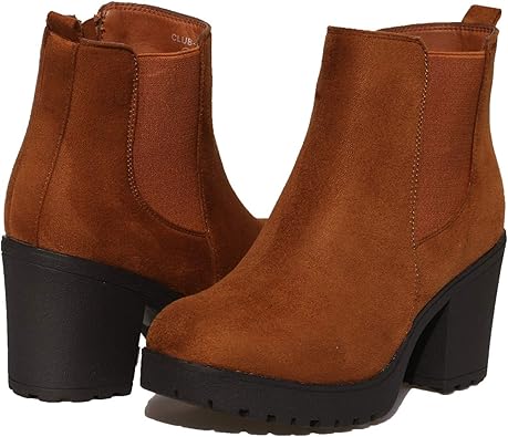 womens suede chelsea ankle boots
