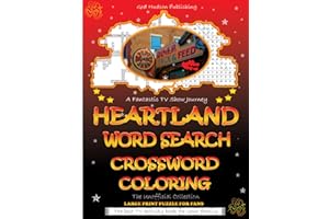 HEARTLAND WORD SEARCH, CROSSWORD AND COLORING: Unofficial Collection - Fantastic TV Show Journey - Large Print Television Wor