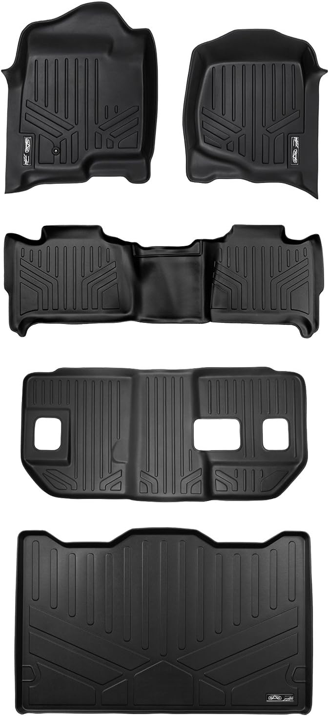 SMARTLINER Custom Fit Floor Mats 3 Rows and Cargo Liner